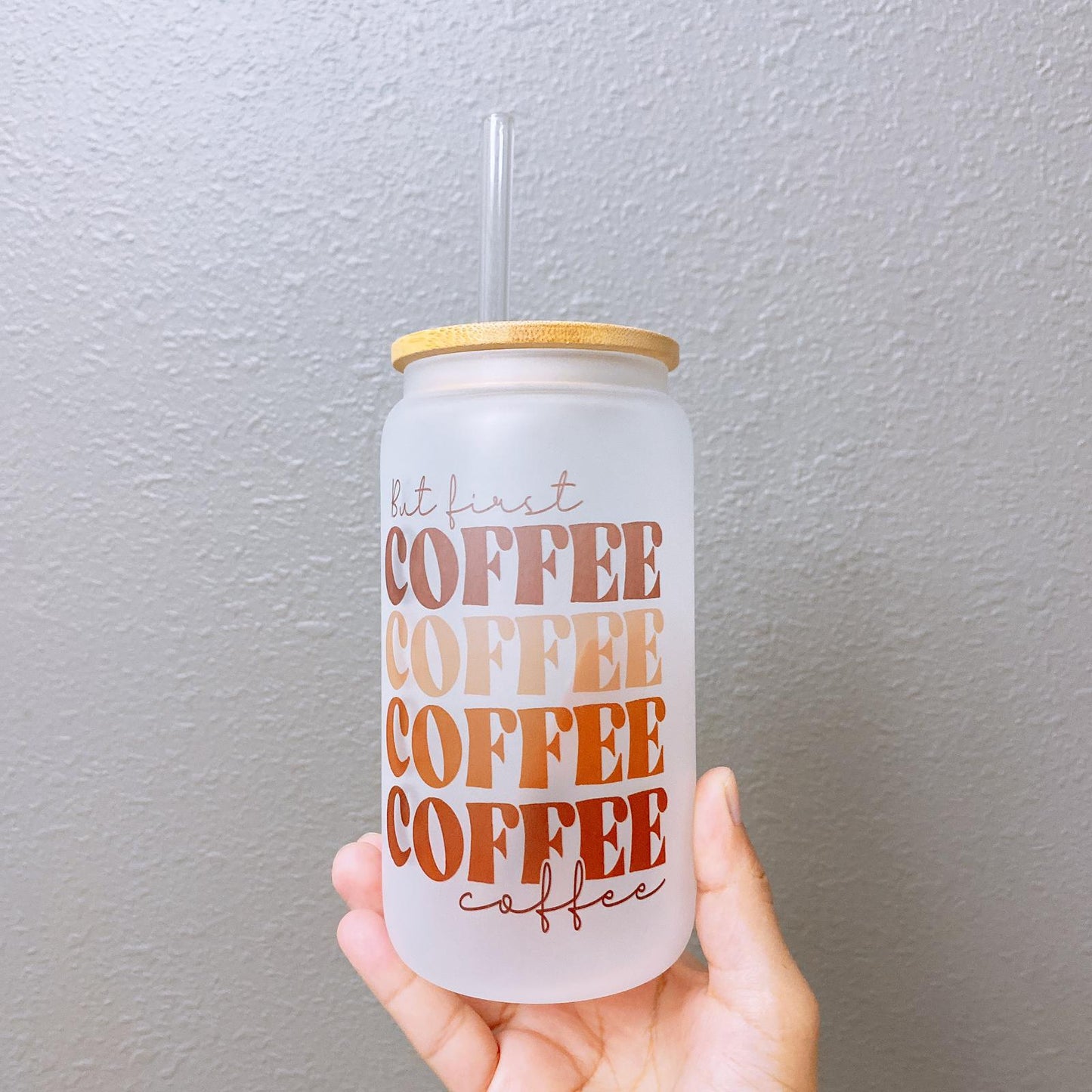 But First Coffee Print Tumbler